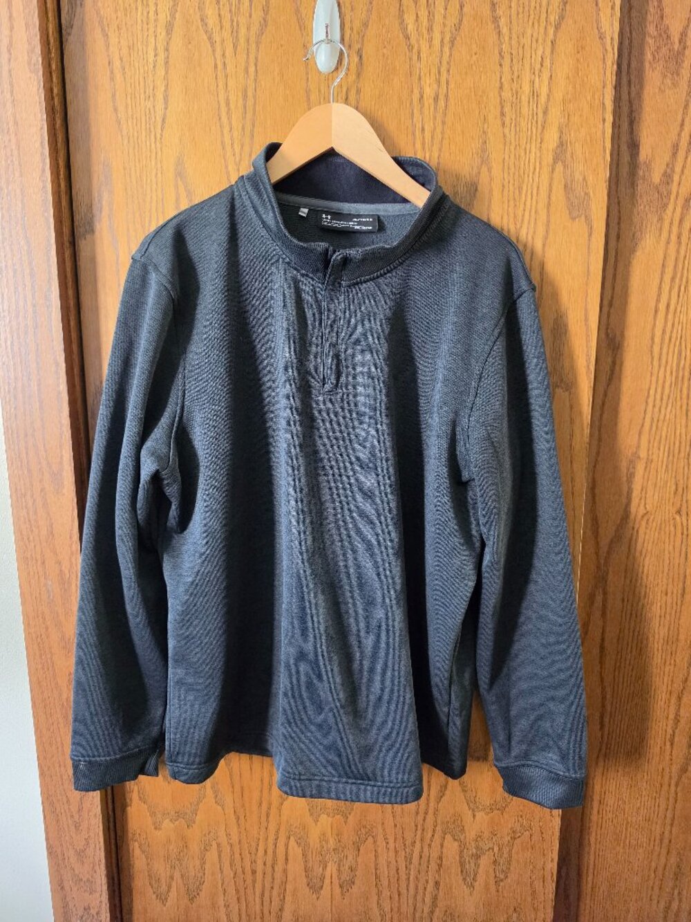 Under Armour Men's ColdGear Storm SweaterFleece 1/4 Zip - Charcoal - XL #1347708